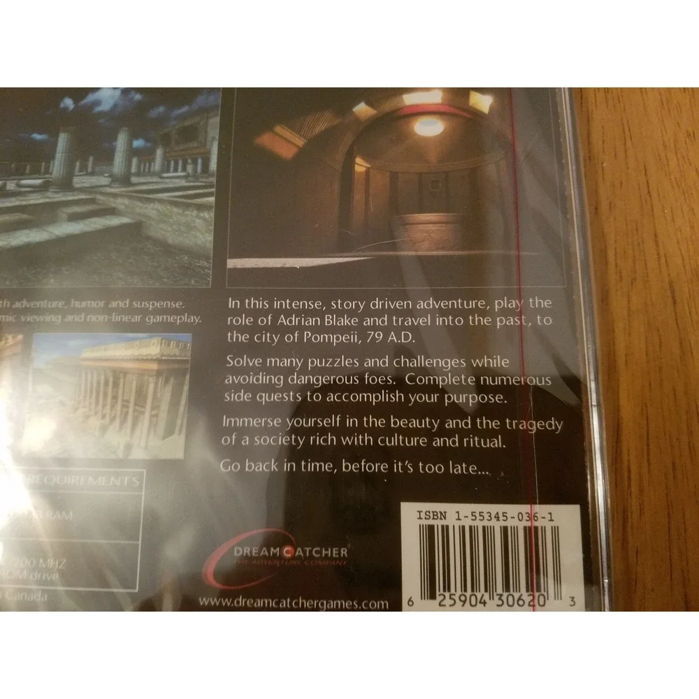 Timescape - Journey to Pompeii Pc Video Game Sealed